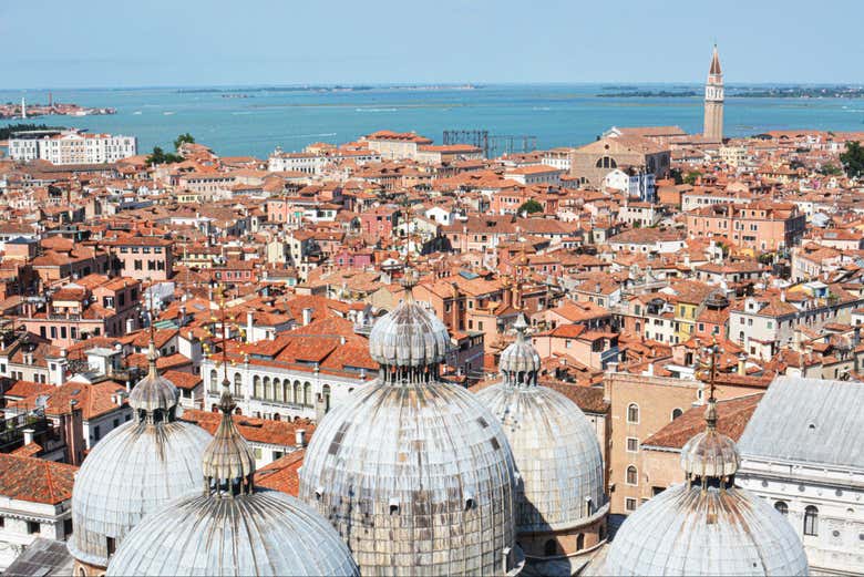 Take in the views from St Mark's Campanile