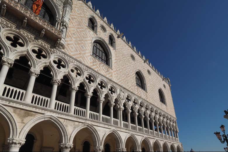 Explore this Venetian Gothic-style building