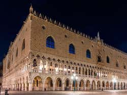 Palazzo Ducale at dusk
